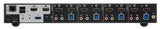 ATEN CS1844 Conmutador KVM de 4 puertos True 4K HDMI Dual View con audio y USB 3.0Hub