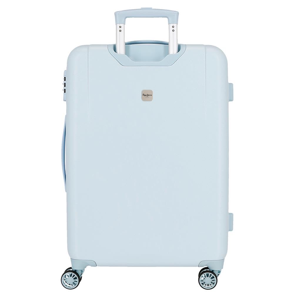 Pepe Jeans Dalma Maleta Mediana Azul 48x70x26 cms Rígido 2,5 kgs Cierre TSA ABS 2,5 kgs 81 L by Joumma Bags
