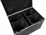 ROADINGER Flightcase 4 x TMH-W400 | PRO Flightcase con ruedas giratorias para 4 x TMH-W400