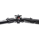 Manfrotto 190X - Kit trípode y rótula 2 Way fluida, 3 Secciones, Aluminio