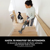 Shark PowerDetect Clean & Empty aspiradora inalámbrica, PowerFins Detect, Reverse Clean, estación 2L, Anti Hair Wrap Plus, 70 min, ligera, accesorios para pelo de mascota y superficies, Gris IP3225EUT
