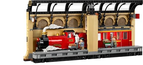 LEGO Harry Potter Rincón Entre Libros: Expreso de Hogwarts - Sujetalibros con un Tren de Juguete -2 Minifiguras (Harry y Ron Weasley) y Figura de Hedwig - Regalo para Niñas y Niños de 10+ Años 76450