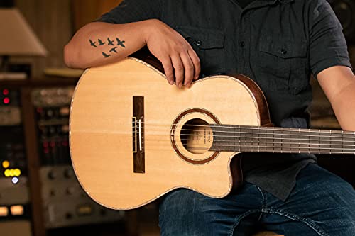 Guitarra acústico-eléctrica ORTEGA Performer Series 4/4 Slim Neck - + Bolsa, RCE138-T4