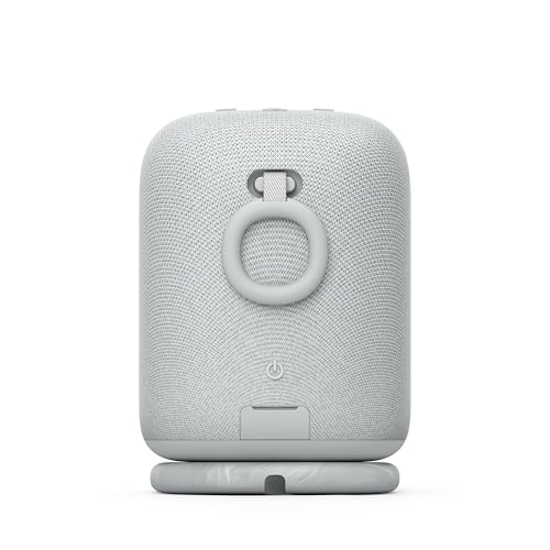 Sony LinkBuds Speaker – Altavoz portátil inalámbrico Bluetooth, IPX4, Resistente al Agua, 25 Horas de batería, Calidad de Llamada nítida, Exteriores, Viajes - Gris Claro