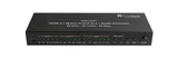 FeinTech VMS14201 HDMI 2.1 Matrix Switch 4x2 Conmutador 4K 120Hz 8K Ultra HD 4 en 2 Salidas Audio Extractror ARC Toslink SPDIF Downscaler para Xbox PS5 TV Monitor HDR VRR 40Gbps