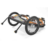 Carriola y remolque de bicicleta Allen Sports Hi-Viz para dos niños, anaranjado, modelo ES2-O