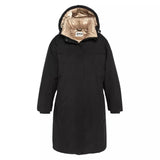 Schott NYC Aspenw Chaqueta, Negro, M para Mujer