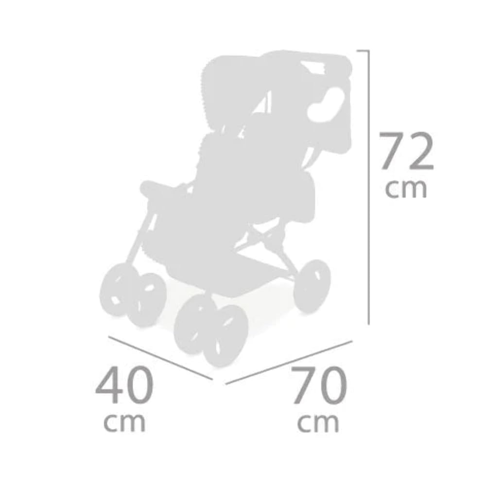 DE CUEVAS TOYS- Niza Accesorios muñeca, Color rosa, 407072 cm (90346)