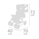 DE CUEVAS TOYS- Niza Accesorios muñeca, Color rosa, 407072 cm (90346)