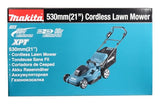 Makita Cortacésped DLM538Z Twin 18V (36V) Li-Ion LXT 530mm - Baterías y Cargador no incluidos
