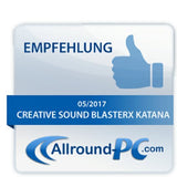 Creative Sound BlasterX Katana - Altavoz multicanal para juegos negro