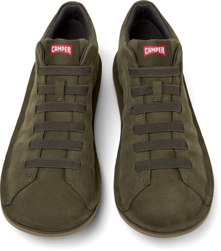 Camper Beetle 36678, Botines de Cesta Hombre, Verde Oscuro 087, 46 EU