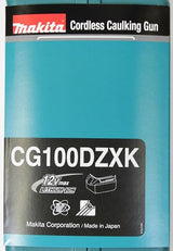 Makita cg100dzxk batería – Pistola de cartuchos (sin batería/cargador en maletín de transporte, 150 W, 10.8 V