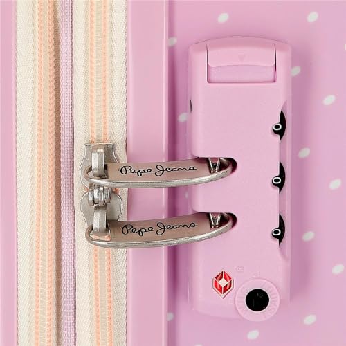 Pepe Jeans Sandra Maleta Mediana Rosa 48x68x26 cms 0 ABS 84,86L 4,06 kgs 0 by Joumma Bags