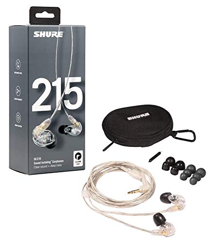 Shure Paquete de vídeo portátil con Cascos SE215 y Kit de vídeo MV88+ con micrófono estéreo Condensador Digital