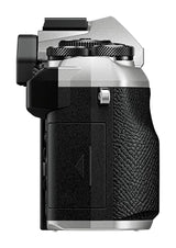 Cámara Micro Cuatro Tercios OM SYSTEM OM-5 Mark II, Sensor Live Mos de 20 MP, estabilización de Imagen de 5 Ejes, Sellado contra la Intemperie IP53, Disparo de Alta resolución a Pulso de 50 MP, Plata