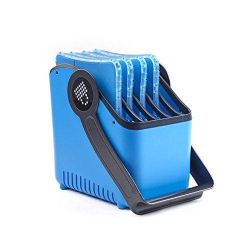 LocknCharge LNC7055 - Conjuntos de Dispositivos de 8, Color Negro