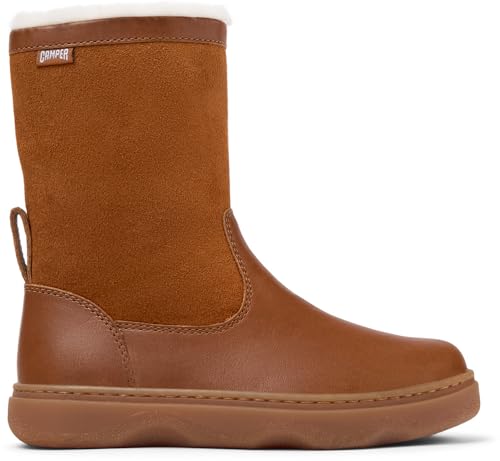 Camper Kiddo K900332, Cremallera Elástico, Marrón Medio 003, 38 EU