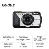RICOH Cámara Digital Industrial Resistente G900 SE II con Carcasa Resistente al Agua, Polvo, Golpes y Productos químicos, función Webcam, cámara memo y Funciones de Seguridad de contraseña
