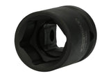 KS Tools 515.2158 Llave de vaso de impacto hexagonal de 1.1/2", 115 mm, corta