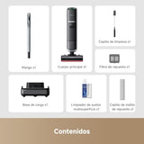 DREAME H15 Pro Heat Aspirador en Seco y Húmedo, Limpia con Agua a 85 °C, Brazo Robot GapFree IA, Detecta por RGB, 22K Pa, 0 Enredos, Lava el Cepillo a 100 °C, Seca a 90 °C en 5 min, Navega con la App