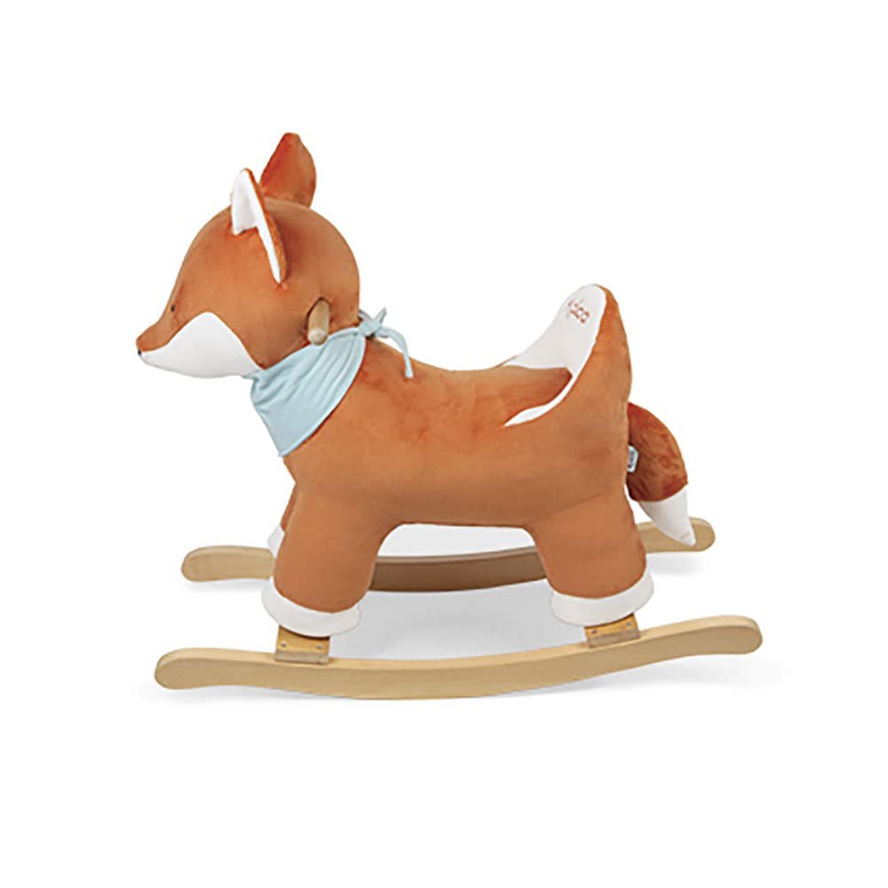 KALOO - Les Amis - Balancín de Zorro Paprika, Altura del Asiento de 35 Cm, A Partir de 12 Meses de Edad, K970001
