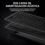 Corsair K65 Plus Wireless 75% RGB Teclado Mecánico para Juegos Intercambiable en Caliente – Interruptores Táctiles MLX Fusion Prelubricados – PBT Keycaps – QWERTY ES – Negro