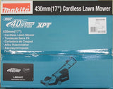 Makita Cortacésped LM004GZ 40V MAX Li-Ion XGT sin escobillas de 43 cm, baterías y Cargador no incluidos