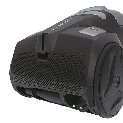 Hoover 39002259 H-Power 300 HP320PET, Aspiradora sin Bolsa Trineo, Tobera Turbo Pelo Mascotas y Tapicería, Compacta, Ciclónico, Selfdust Clean, 850W, Filtro Epa, 75dba, Cable 7 m, Negro, Depósito 2 l