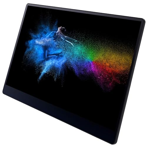 Ricoh Monitor portátil inalámbrico 150BW de 15,6 Pulgadas, 1920 x 1080, OLED, USB C, Ligero con Pantalla táctil y 2 Altavoces Integrados, Pantalla portátil Externa para Ordenador portátil/PC/teléfono