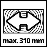 Einhell Ingletadora TC-SM 2131/1 Dual (máx. 1.800 W, 4.900 min-1, función de tracción integrada, tope de pieza, dispositivo de sujeción, incl. hoja de sierra de carburo de tungsteno, láser)