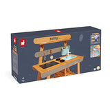 JANOD Muddy Lab-Cocina Infantil de Madera FSC-10 Accesorios-Juego de Imitación Exterior para Niños-A Partir de 3 Años, J06632, Color Azul Cielo/Gris, 77 x 35 x 95 (JURATOYS