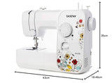 Brother JX17FE (Fantasy Edition) - Máquina de Coser, 17 Puntadas de Costura, Eléctrica, Portátil, Fácil de Usar y Práctica