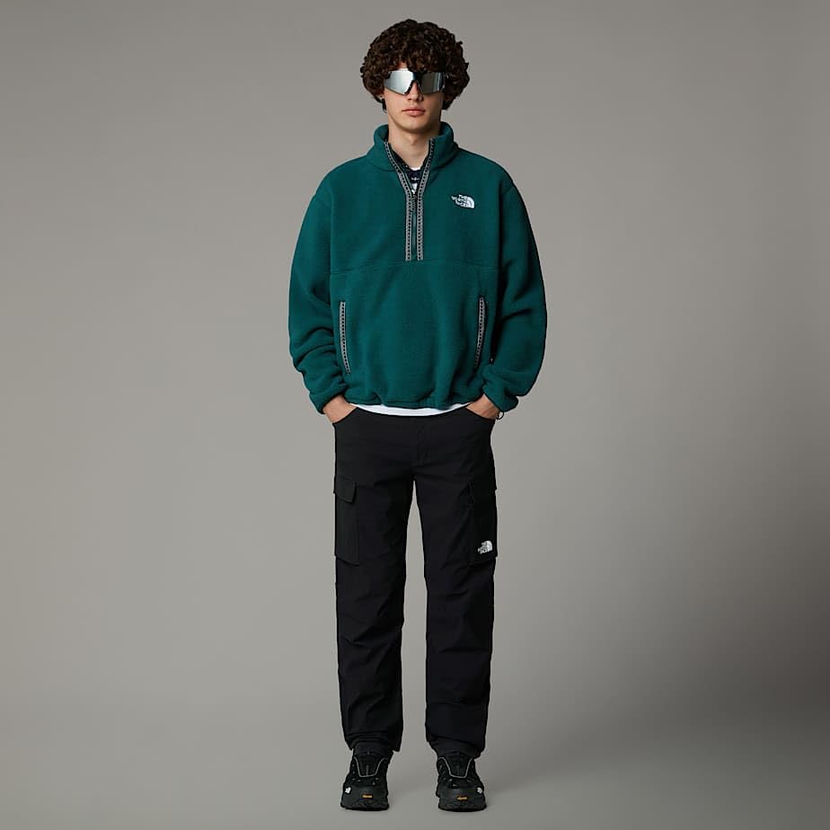 THE NORTH FACE NF0A88XR6GI M TNF FLEESKI 1/4 Zip PO Sweatshirt Hombre Deep Nori Tamaño L