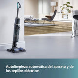 Philips Aspiradora sin Cable Wet & Dry Serie 7000, Aspira y Friega, Autolimpieza Automática, hasta 25 min de Autonomía y 180m2, 3 Modos de Limpieza, Gris Antracita/Champán (XW7110/01)