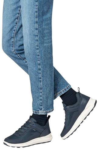 Geox D Spherica 4x4 B ABX, Zapatillas Mujer, Azul, 37 EU
