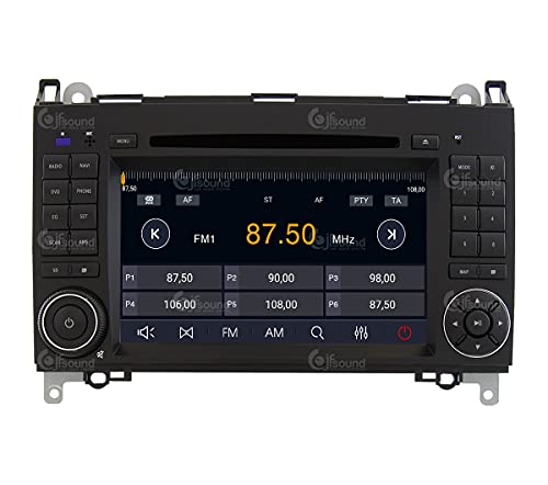 Radio de Coche para Mercedes Classe A/B Vito Viano Android GPS Bluetooth WiFi USB Dab+ Touchscreen 7" 8core Carplay AndroidAuto
