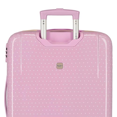 Pepe Jeans Sandra Maleta Mediana Rosa 48x68x26 cms 0 ABS 84,86L 4,06 kgs 0 by Joumma Bags
