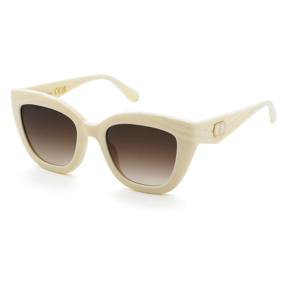Twinset, SUNGLASSES, STW100-53-09ZQ, SHINY FULL IVORY, Female