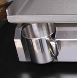 LITTLE BALANCE 8679 Amplitude 60-40, Plancha eléctrica semi profesional, 2 zonas de cocción independientes, 3000 W, fabricación 100% francesa, todo acero inoxidable