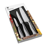 WMF Grand Gourmet Juego de cuchillos de 3 piezas Made in Germany, 3 cuchillos forjados, cuchillos de cocina, Performance Cut, hoja de acero especial