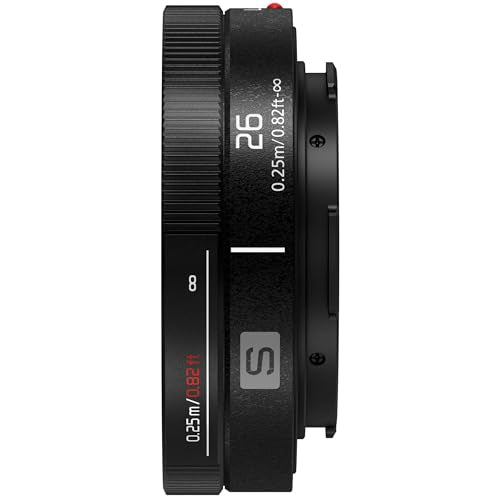 Panasonic LUMIX Full Frame Camera Lens, S 26mm F8 - S-R26