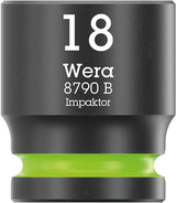 Wera 05005530001 8100 SB 12 Juego de carraca Zyklop Comfort, palanca de conmutación, con arrastre de 3/8", métrico, 16 piezas