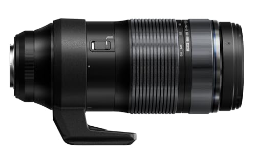 Teleobjetivo Zoom M.Zuiko Digital ED 100-400mm F5.0-6.3 IS, Compatible con Todas Las cámaras MFT (Modelos Olympus OM-D & Pen, Panasonic G-Series), Negro
