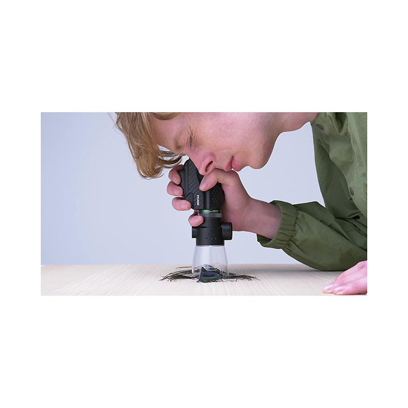 Pentax 63621 Monocular VM 6x21 WP - Kit Completo Incluye un Adaptador para Smartphone y Soporte Macro Junto con un monocular de Aumento Brillante y Claro 6X con excelente Rendimiento óptico. Black