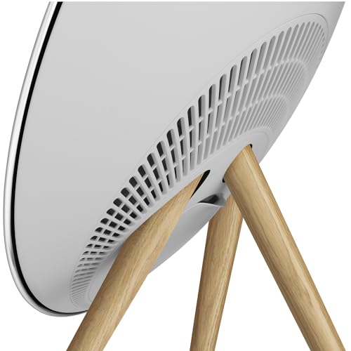 Bang & Olufsen Beosound A9 (5th Generation) - Iconic and Powerful Multiroom WiFi and Bluetooth Home Speaker with Active Room Compensation - Natural Aluminum