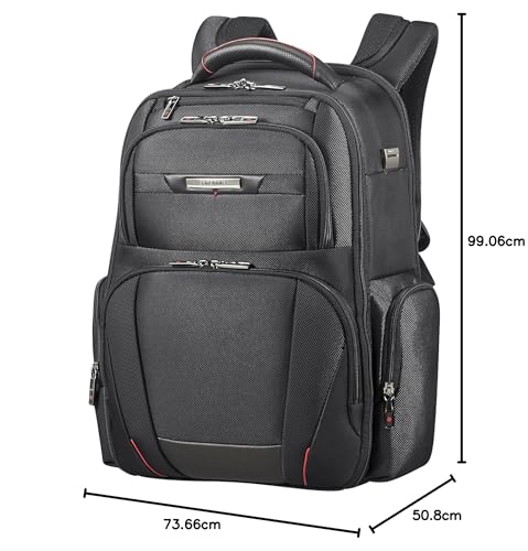 Samsonite Pro -DLX 5-17.3 pulgadas mochila para laptop expandible, 48 cm, 29/34 L, negro (negro)