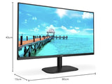AOC 27B2AM - Monitor FHD de 27 pulgadas (1920 x 1080, 75 Hz, VGA, HDMI) Negro