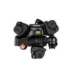 Manfrotto Befree 3-Way Live Advanced Kit de Viaje en Aluminio con Cabezal Fluido para Videocámaras y Cámaras Compactas, y Cabezal de Bola 494, Accesorios para Creadores de Contenido y Vlogging