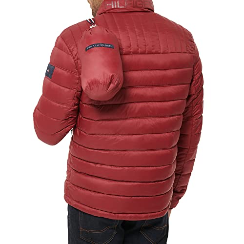 Tommy Hilfiger Ultra Loft Lightweight Packable Puffer Jacket (Standard und Big & Tall) Abrigo Alternativo de plumón, Getaway Solids, L para Hombre